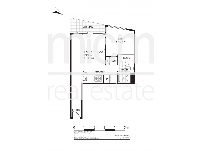 2705/127-141 A’Beckett Street, Melbourne VIC 3000 Floorplan
