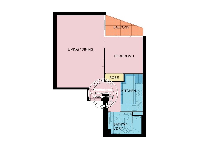 REF 050961/22 Kavanagh Street, Southbank VIC 3006 Floorplan