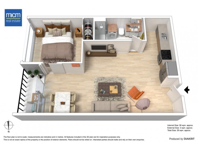 2910/151 City Road, Southbank VIC 3006 Floorplan