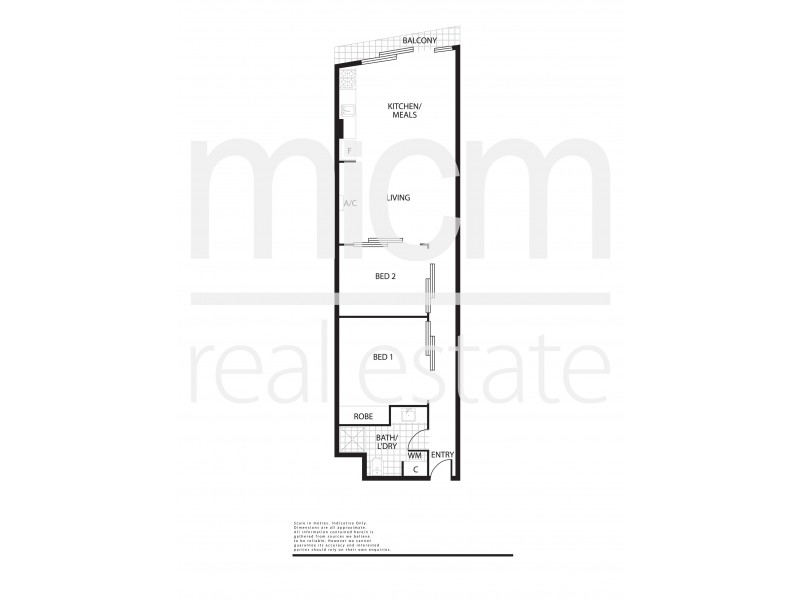 702/6 Leicester Street, Carlton VIC 3053 Floorplan