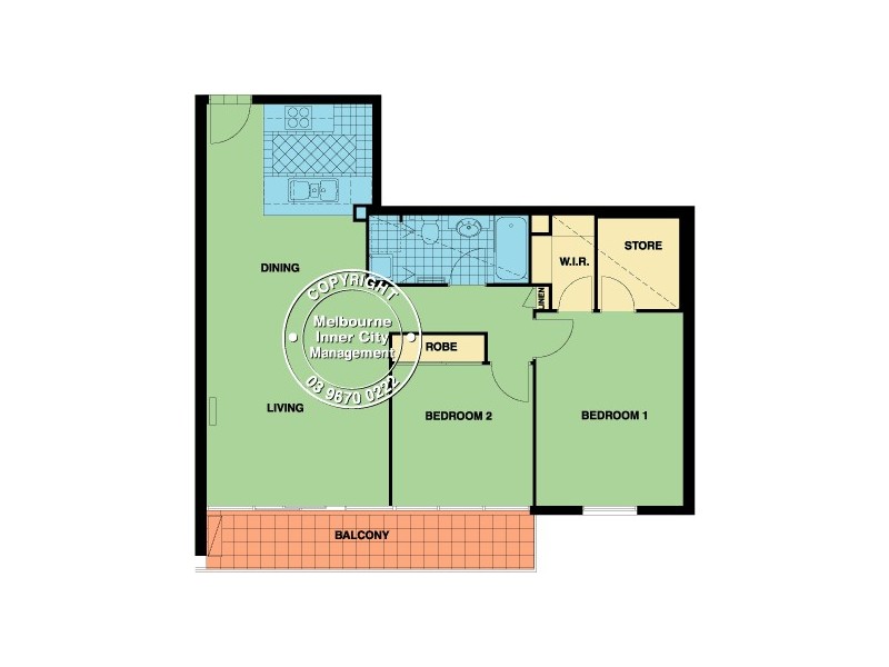 REF 060606/38 Bank Street, South Melbourne VIC 3205 Floorplan