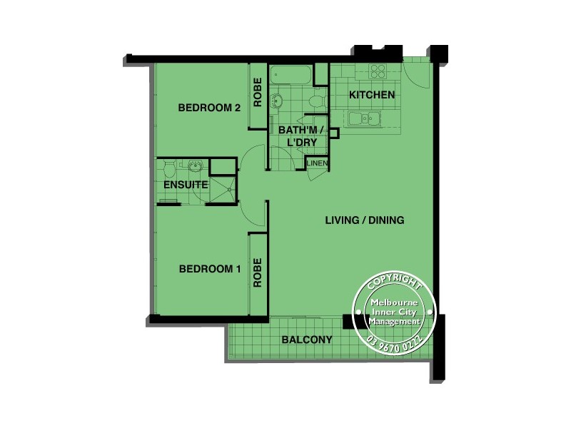 REF 063007/88 Kavanagh Street, Southbank VIC 3006 Floorplan