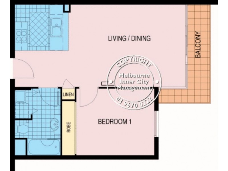 REF 070511/148 Wells Street, South Melbourne VIC 3205 Floorplan