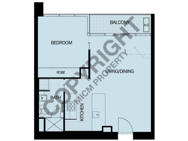 REF 073111/63 Whiteman Street, Southbank VIC 3006 Floorplan