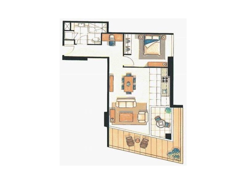 1113/100 Harbour Esplanade, Docklands VIC 3008 Floorplan