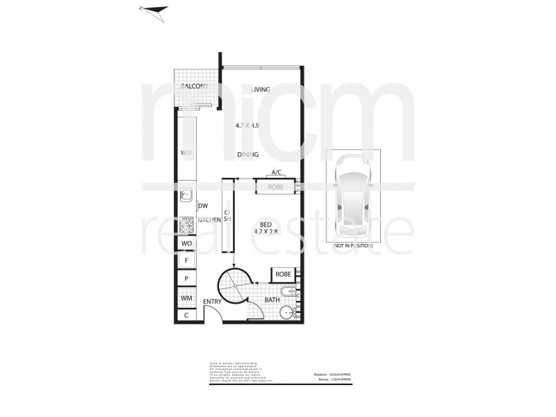 1811/22 Dorcas Street, Southbank VIC 3006 Floorplan