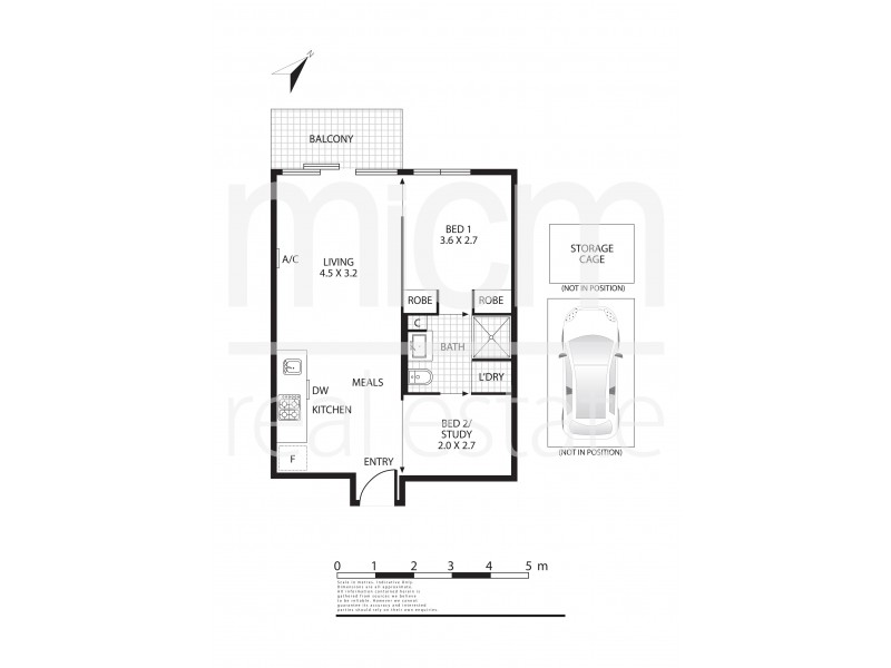 1702/39 Coventry Street, Southbank VIC 3006 Floorplan