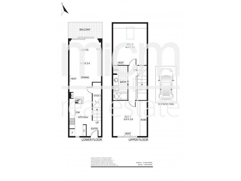 18/9 Tennyson Street, Richmond VIC 3121 Floorplan