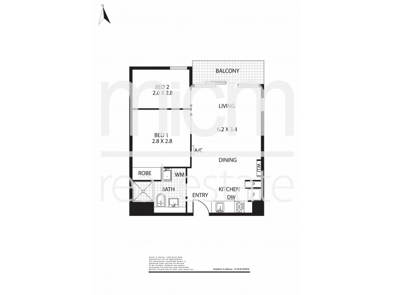 504/253 Franklin Street, Melbourne VIC 3000 Floorplan