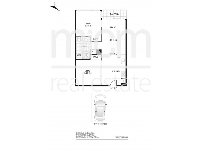 3706/618 Lonsdale Street, Melbourne VIC 3000 Floorplan