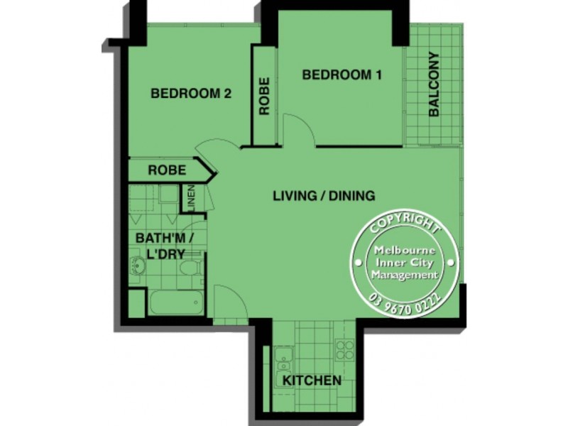 REF 100231/88 Kavanagh Street, Southbank VIC 3006 Floorplan
