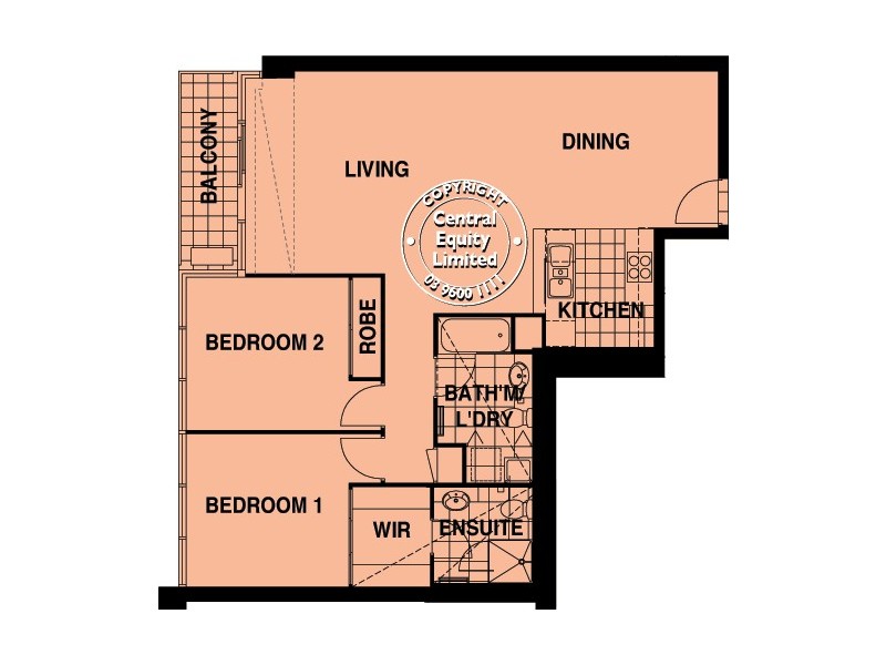 162/173 City Road, Southbank VIC 3006 Floorplan