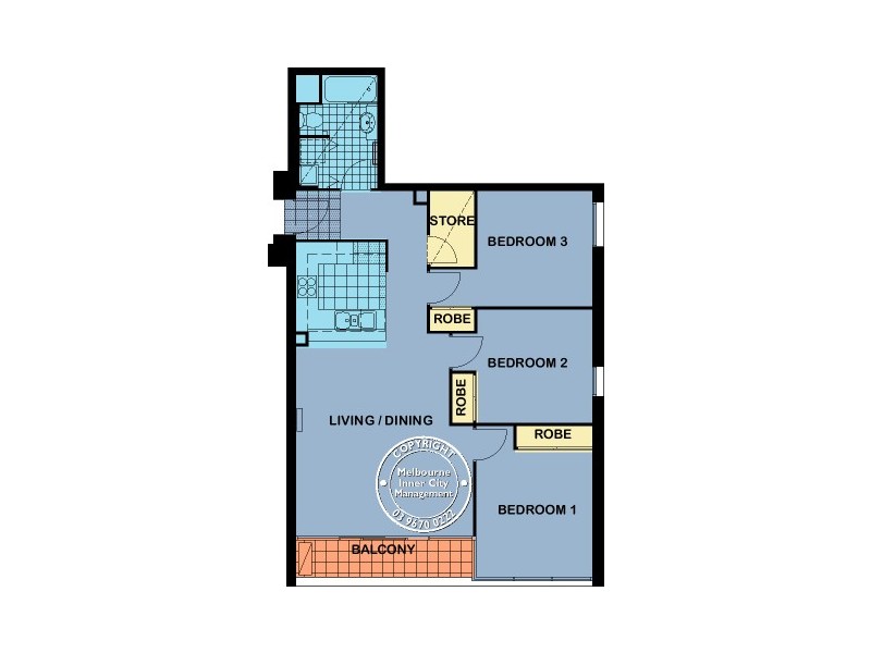 REF 110342/83 Whiteman Street, Southbank VIC 3006 Floorplan