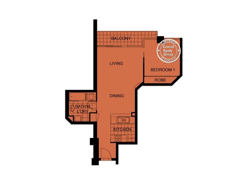 REF 111376/100 Kavanagh Street, Southbank VIC 3006 Floorplan