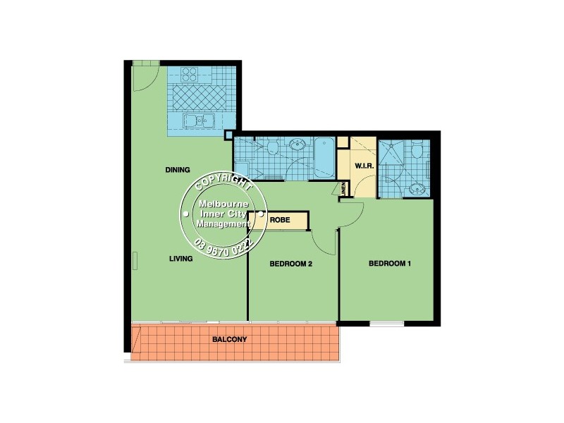 REF 111406/38 Bank Street, South Melbourne VIC 3205 Floorplan