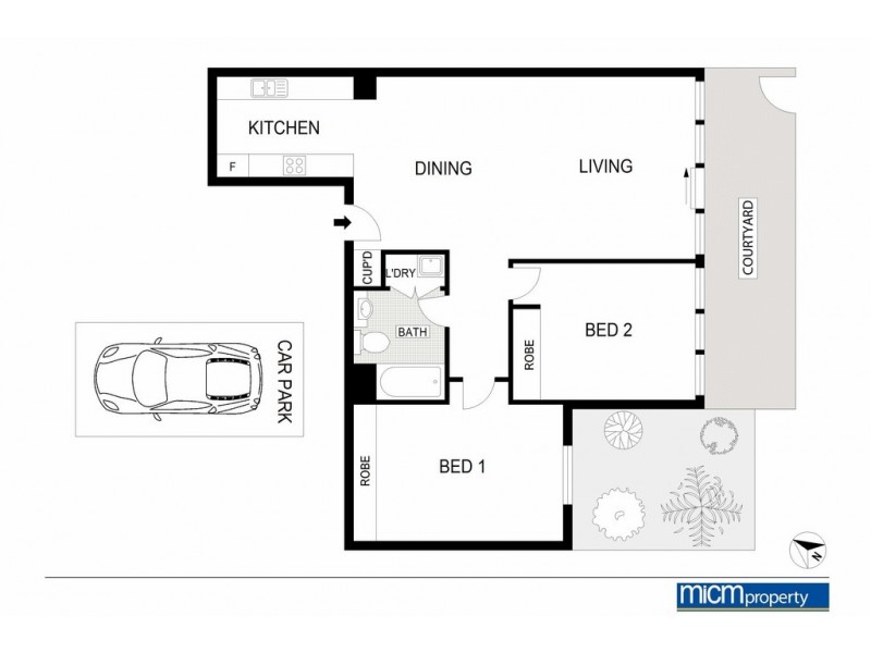 11/38 Bank Street, South Melbourne VIC 3205 Floorplan