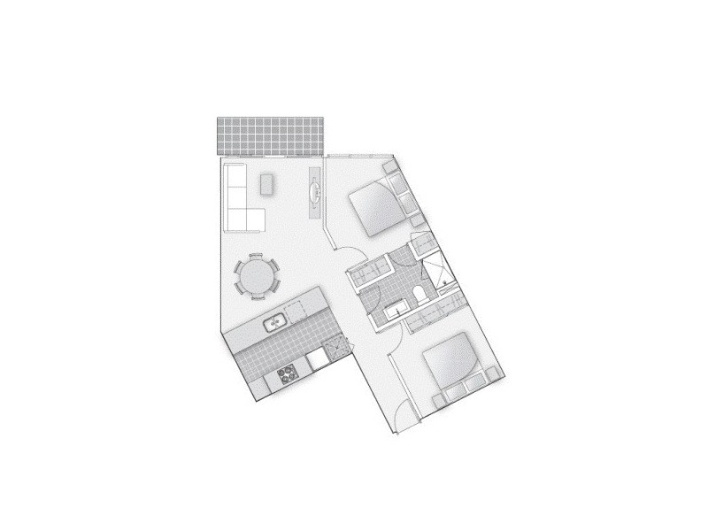 3604/283 City Road, Southbank VIC 3006 Floorplan