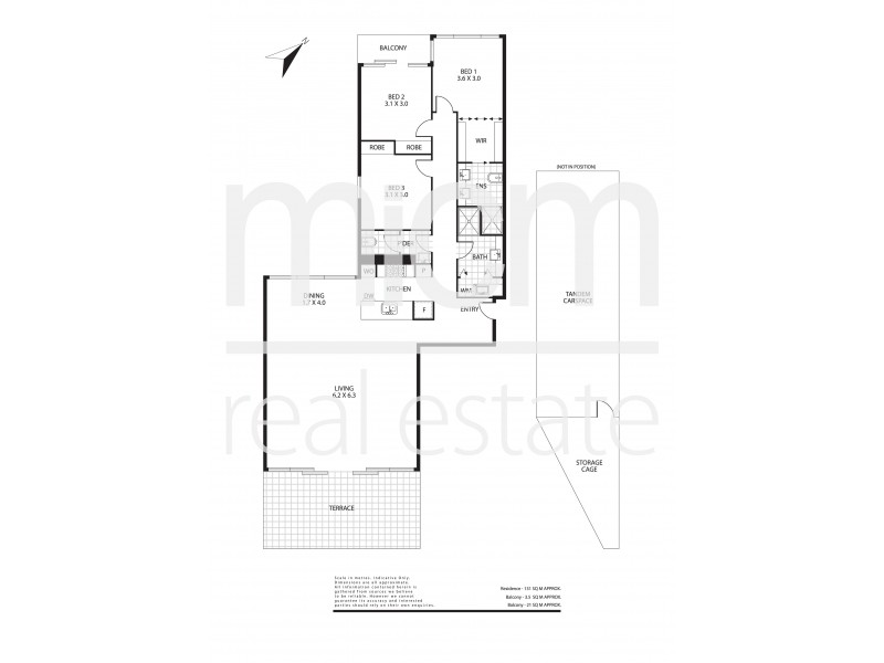 4208/241 City Road, Southbank VIC 3006 Floorplan