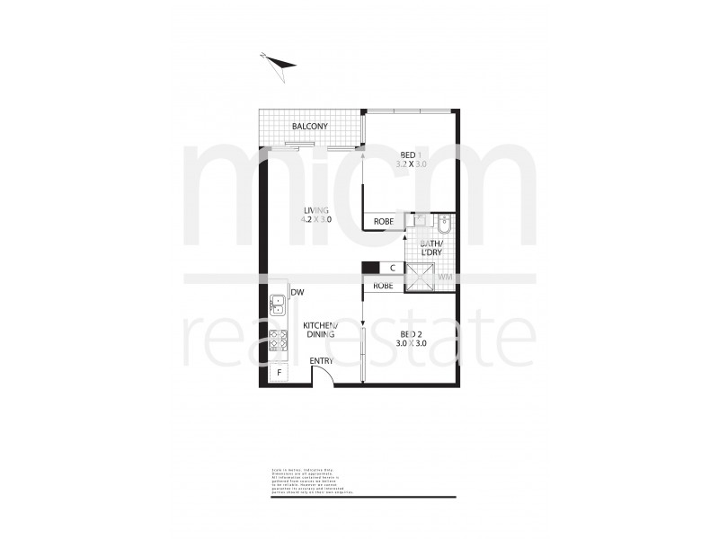 1112/618 Lonsdale Street, Melbourne VIC 3000 Floorplan