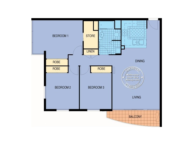 REF 121405/28 Bank Street, South Melbourne VIC 3205 Floorplan
