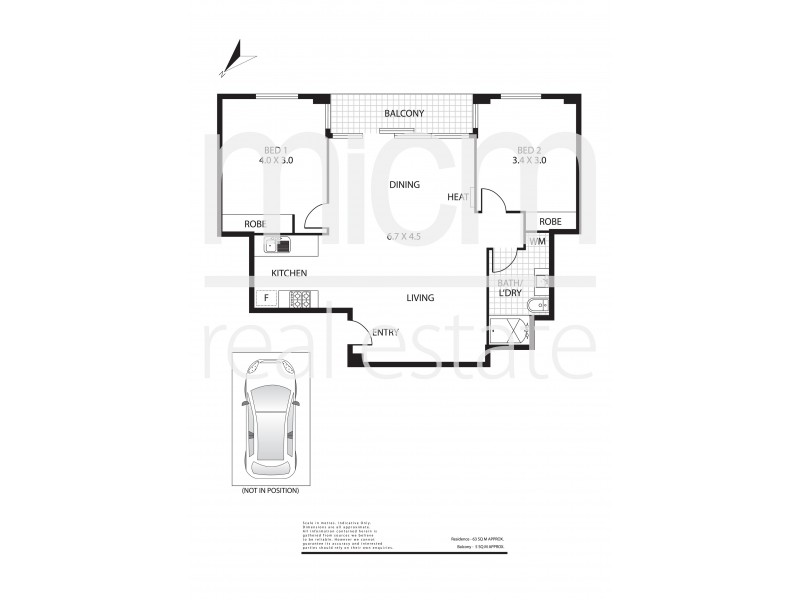 58/88 Southbank Boulevard, Southbank VIC 3006 Floorplan