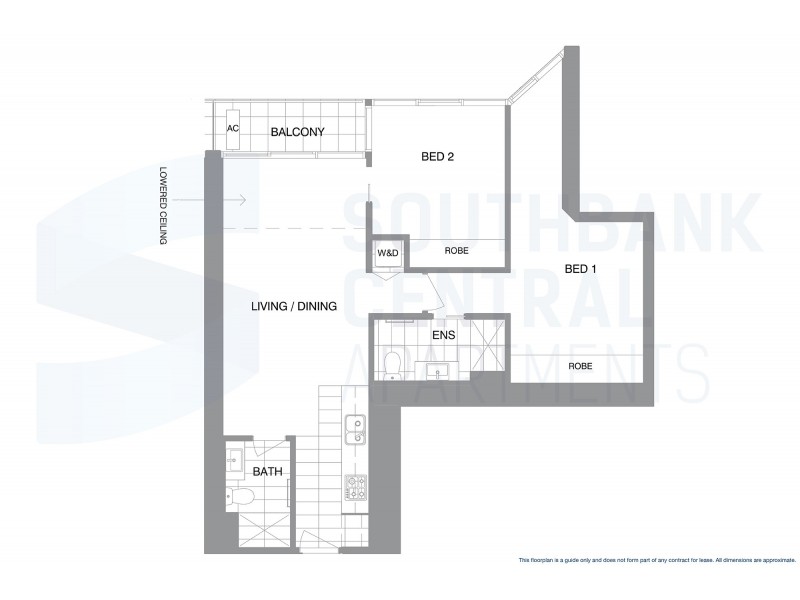 B/1 Balston Street, Southbank VIC 3006 Floorplan