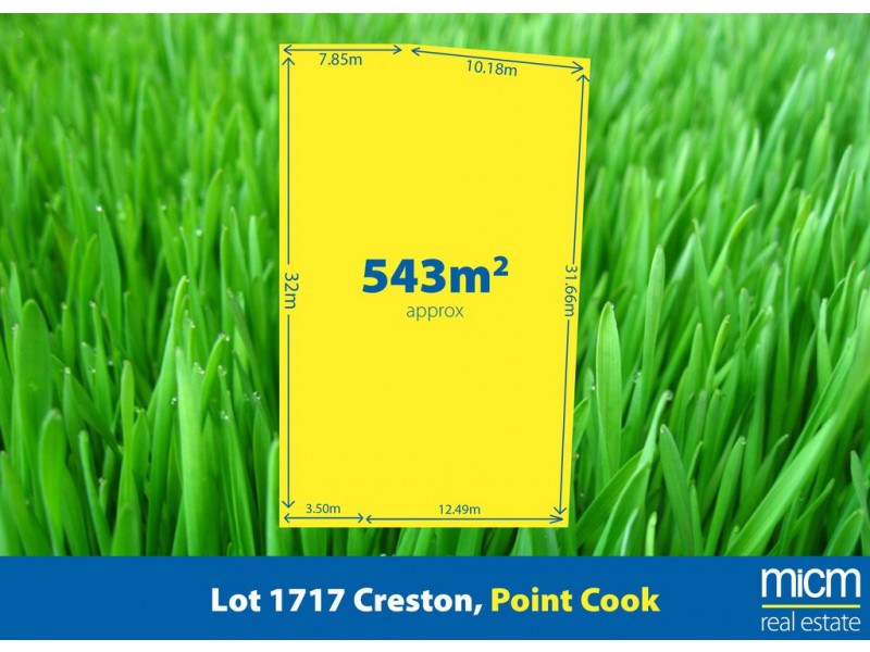 Lot 1717, 9 Creston Street, Point Cook VIC 3030