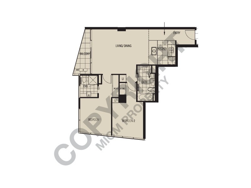 REF 01088/180 City Road, Southbank VIC 3006 Floorplan