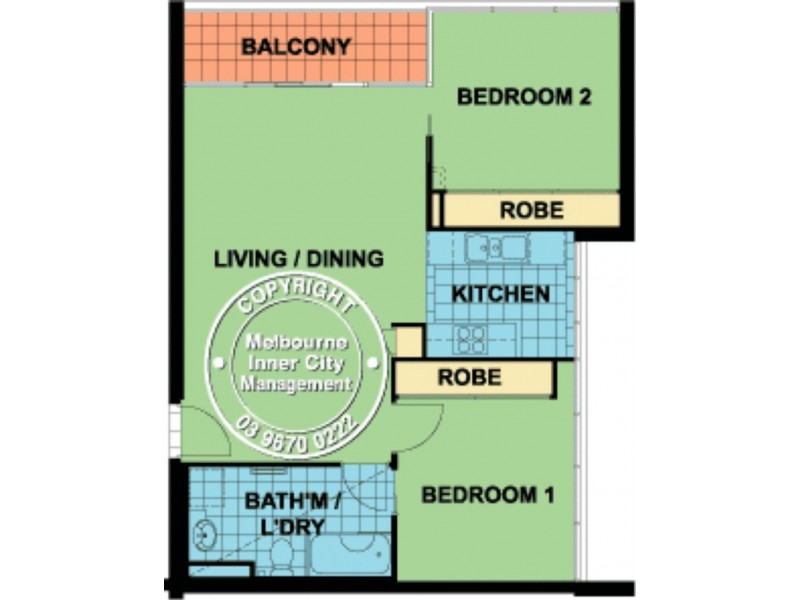 REF 010909/668 Bourke Street, Melbourne VIC 3000 Floorplan