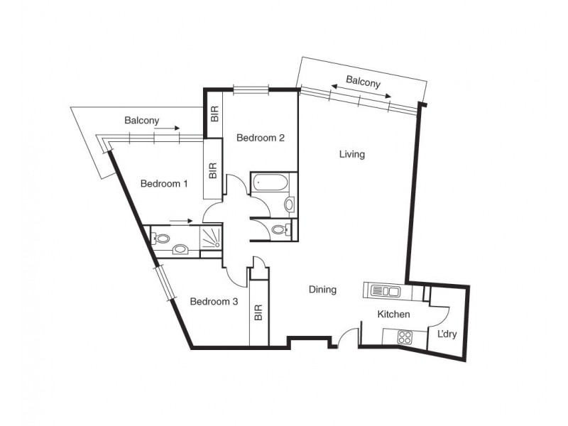 REF 011223/299 Spring Street, Melbourne VIC 3000 Floorplan