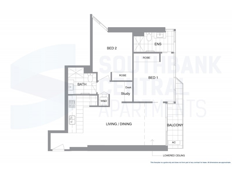 F/1 Balston Street, Southbank VIC 3006 Floorplan