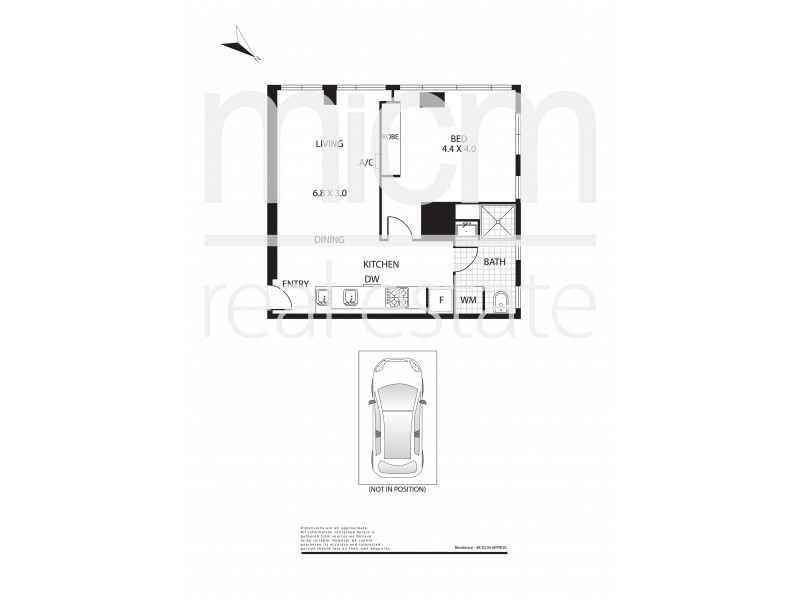 604/58 Clarke Street, Southbank VIC 3006 Floorplan
