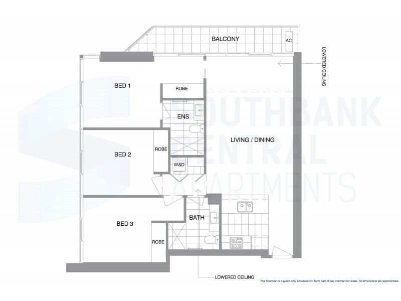 A/1 Balston Street, Southbank VIC 3006 Floorplan