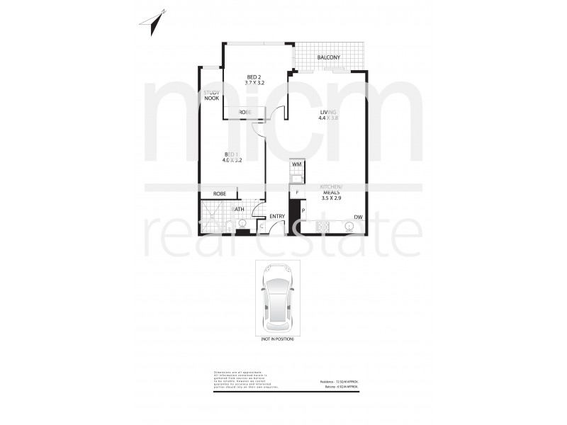 1702/22-24 Jane Bell Lane, Melbourne VIC 3000 Floorplan