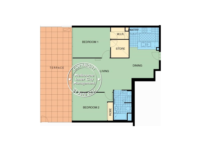 35/63 Dorcas Street, South Melbourne VIC 3205 Floorplan