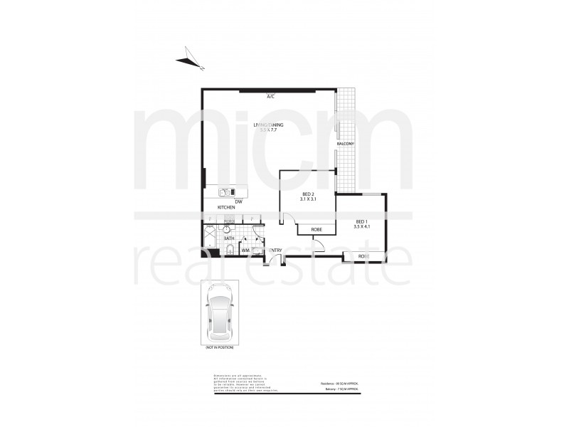 105/69 Dorcas Street, South Melbourne VIC 3205 Floorplan