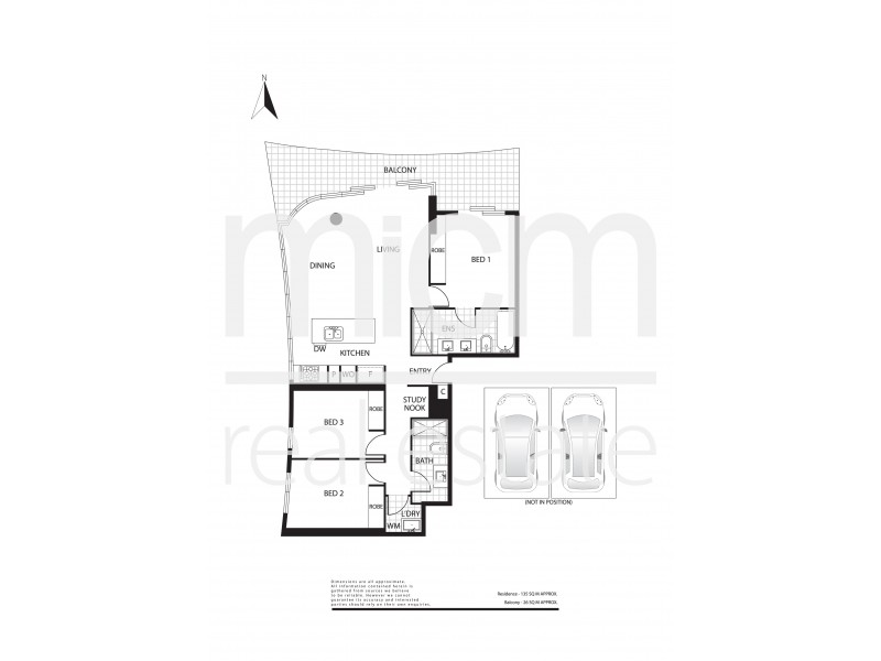 11M/9 Waterside Place, Docklands VIC 3008 Floorplan