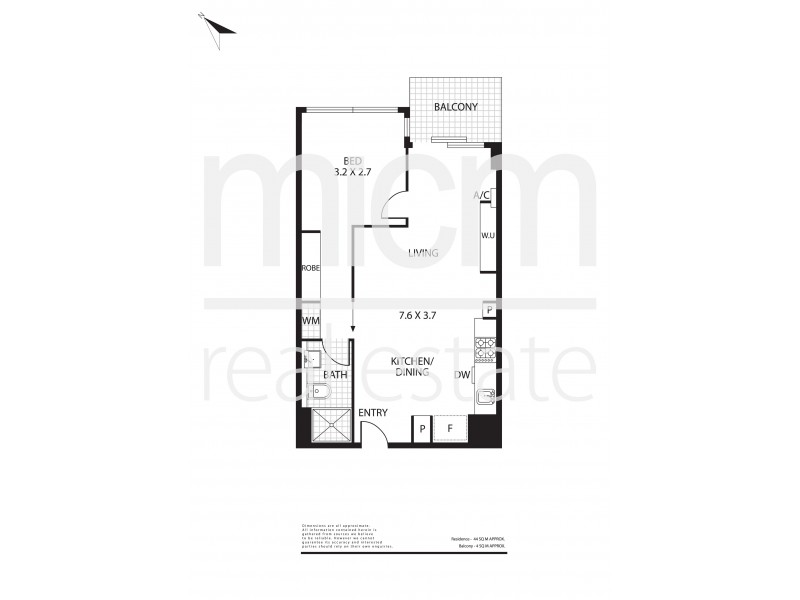 4403/639 Lonsdale Street, Melbourne VIC 3000 Floorplan