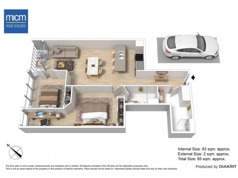 4005/151 City Road, Southbank VIC 3006 Floorplan
