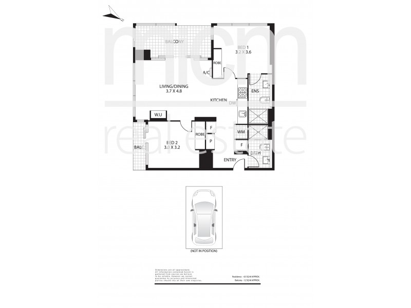 3011/220 Spencer Street, Melbourne VIC 3000 Floorplan