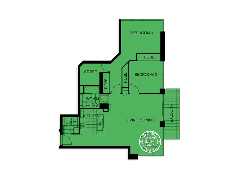 REF 061475/100 Kavanagh Street, Southbank VIC 3006 Floorplan