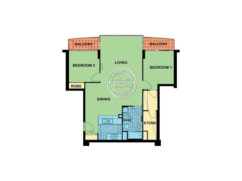 REF 061981/99 Whiteman Street, Southbank VIC 3006 Floorplan