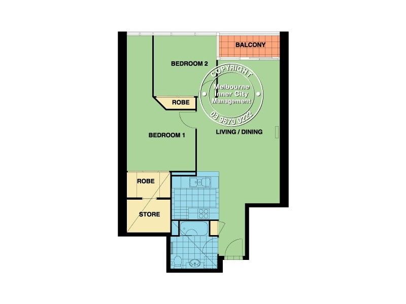 REF 071701/163 City Road, Southbank VIC 3006 Floorplan