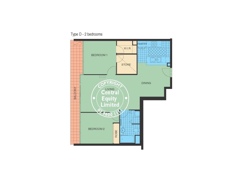 REF 071815/63 Dorcas Street, South Melbourne VIC 3205 Floorplan