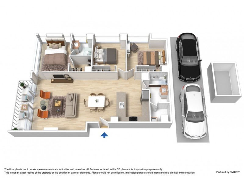 201/100 Kavanagh Street, Southbank VIC 3006 Floorplan
