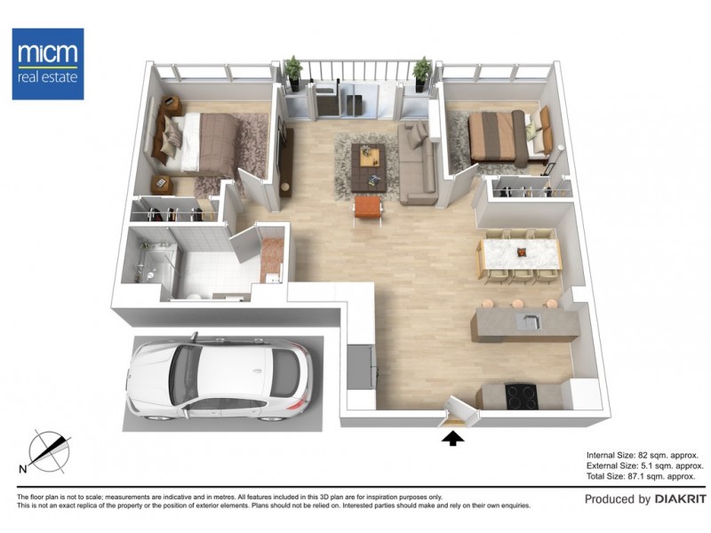 199/79 Whiteman Street, Southbank VIC 3006 Floorplan