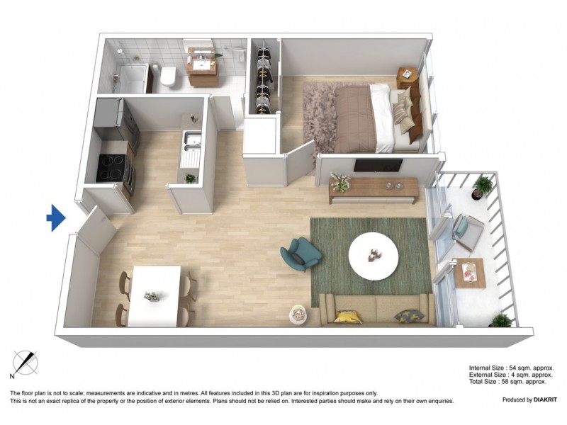 189/88 Kavanagh Street, Southbank VIC 3006 Floorplan