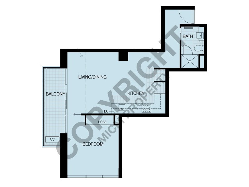 2104/63 Whiteman Street, Southbank VIC 3006 Floorplan