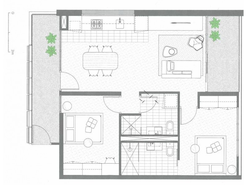 1301/63-75 Coventry Street, Southbank VIC 3006 Floorplan