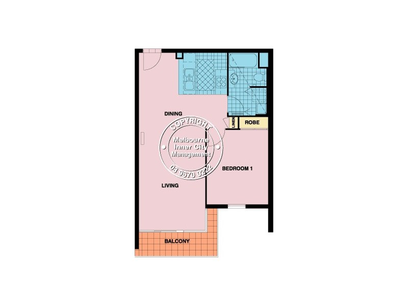 209/38 Bank Street, South Melbourne VIC 3205 Floorplan